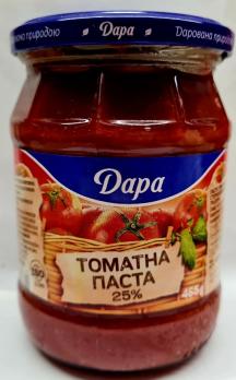 Томатная паста ТМ "ДАРА" 460 г