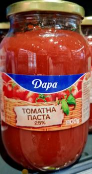 Томатная паста ТМ "ДАРА" 900 г