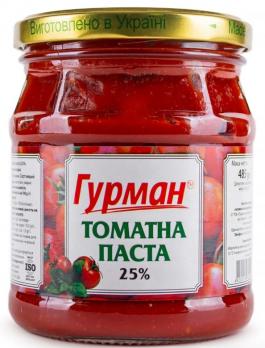 Томатная паста ТМ "Гурман" 465 г
