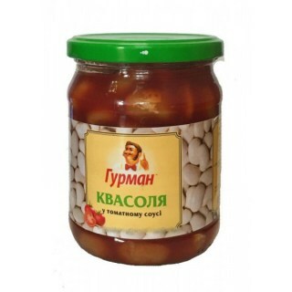 Фасоль ТМ "ГУРМАН" натуральная в томате 450 г