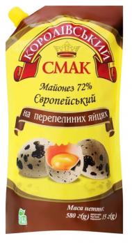 Майонез "Европейский" 72% дой-пак 580г