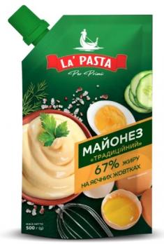 Майонез La Pasta Традиционный 67% 500 г