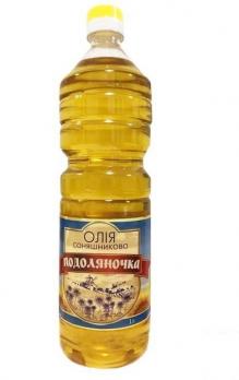 Масло подсолнечное рафинированное ТМ "Подоляночка" 1 л.